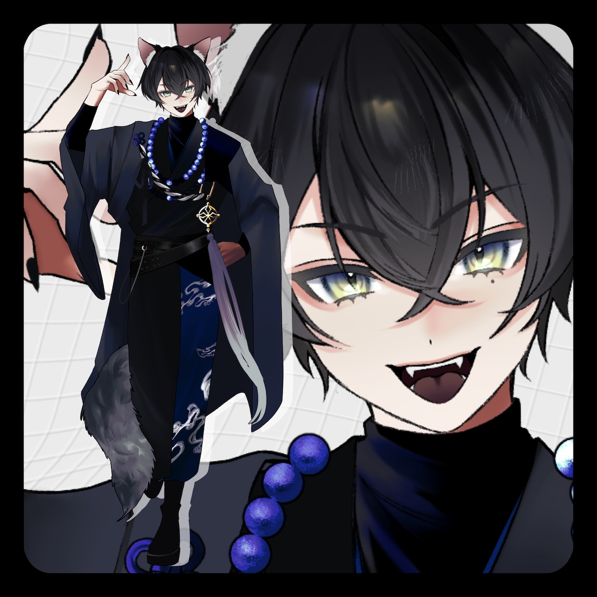 IRIAM向け立ち絵描きます 商用利用込♪納品後は自由にお使いいただけます♪ イメージ2