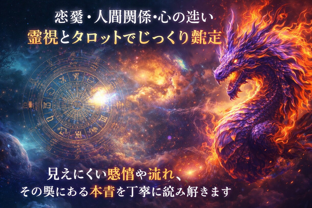 紫龍⛩️初回限定1000円 今必要な答えを見ます 見えにくい感情や本音を丁寧に読み解きます イメージ1