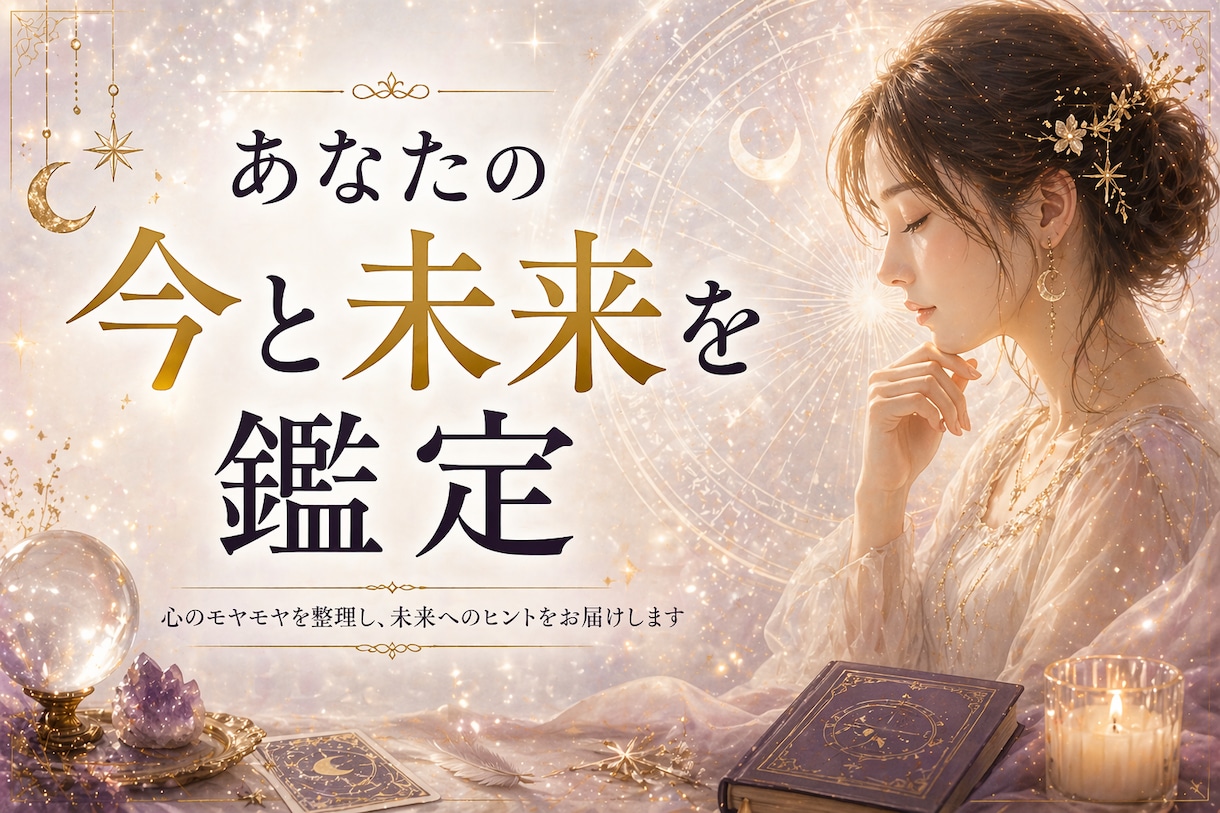 実績作りの為【先着10名様限定】500円で占います 恋愛・仕事・人間関係の悩みを整理します イメージ2