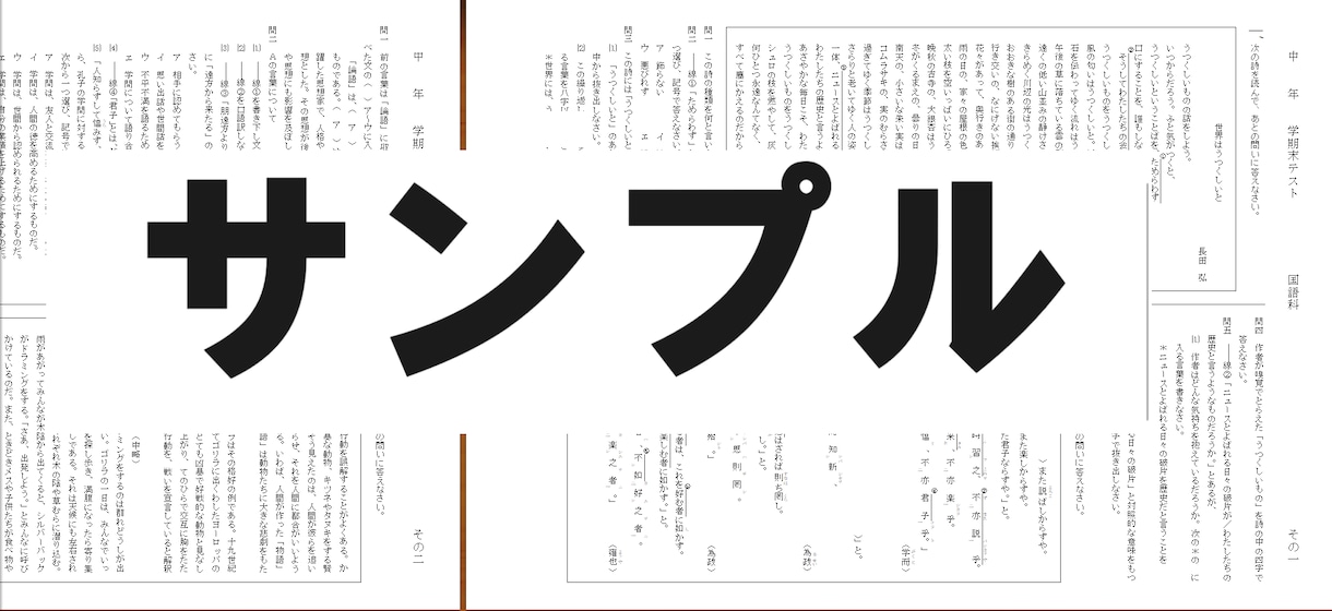忙しい先生におすすめ！テスト作成（入力）します 時間がない先生におすすめです！ＰＤＦや画像のテキスト化 イメージ2