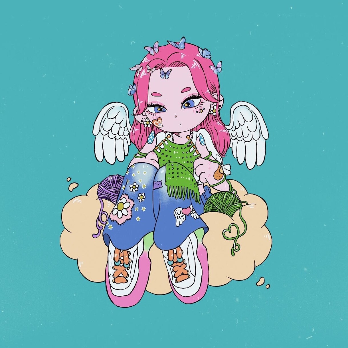 似顔絵アイコン描きます お客様の好きなものをたくさん詰め込みます！ イメージ3