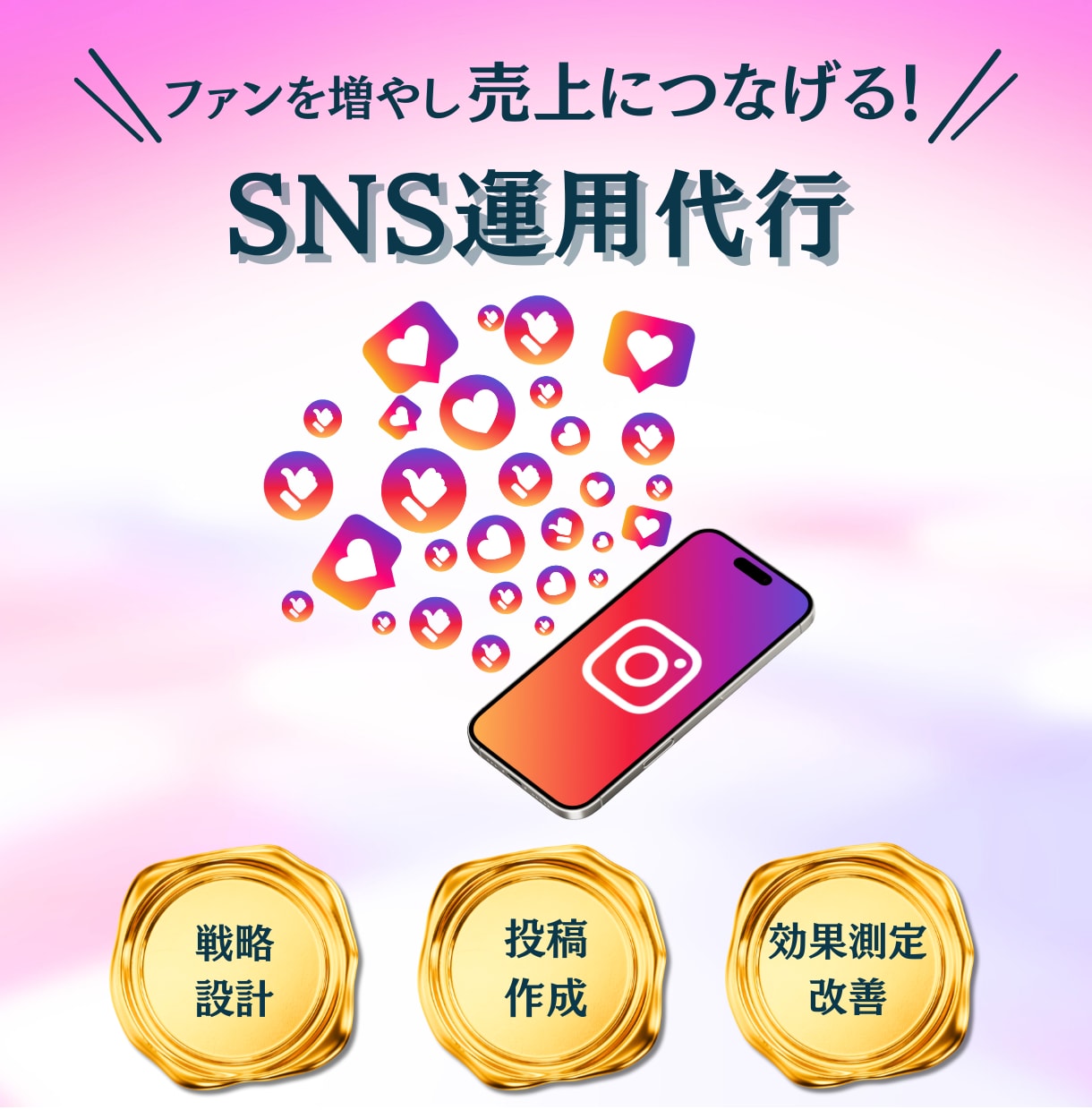 Instagram 丸投げで1ヶ月運用代行します 戦略設計・投稿・リール作成・DM対応まで イメージ1