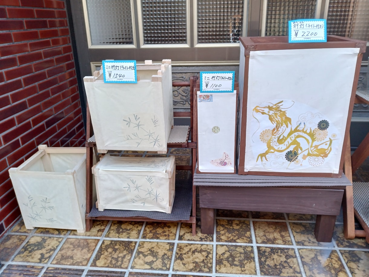 心がホットできる”季節にあった行灯”を作ります すべての人の心に明かりを‼　”しあわせ”の明かりを灯します イメージ1