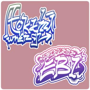 キャッチ―なグラフィティロゴを制作します 一目で強烈にアピール可能!デジタルグラフィティ イメージ3