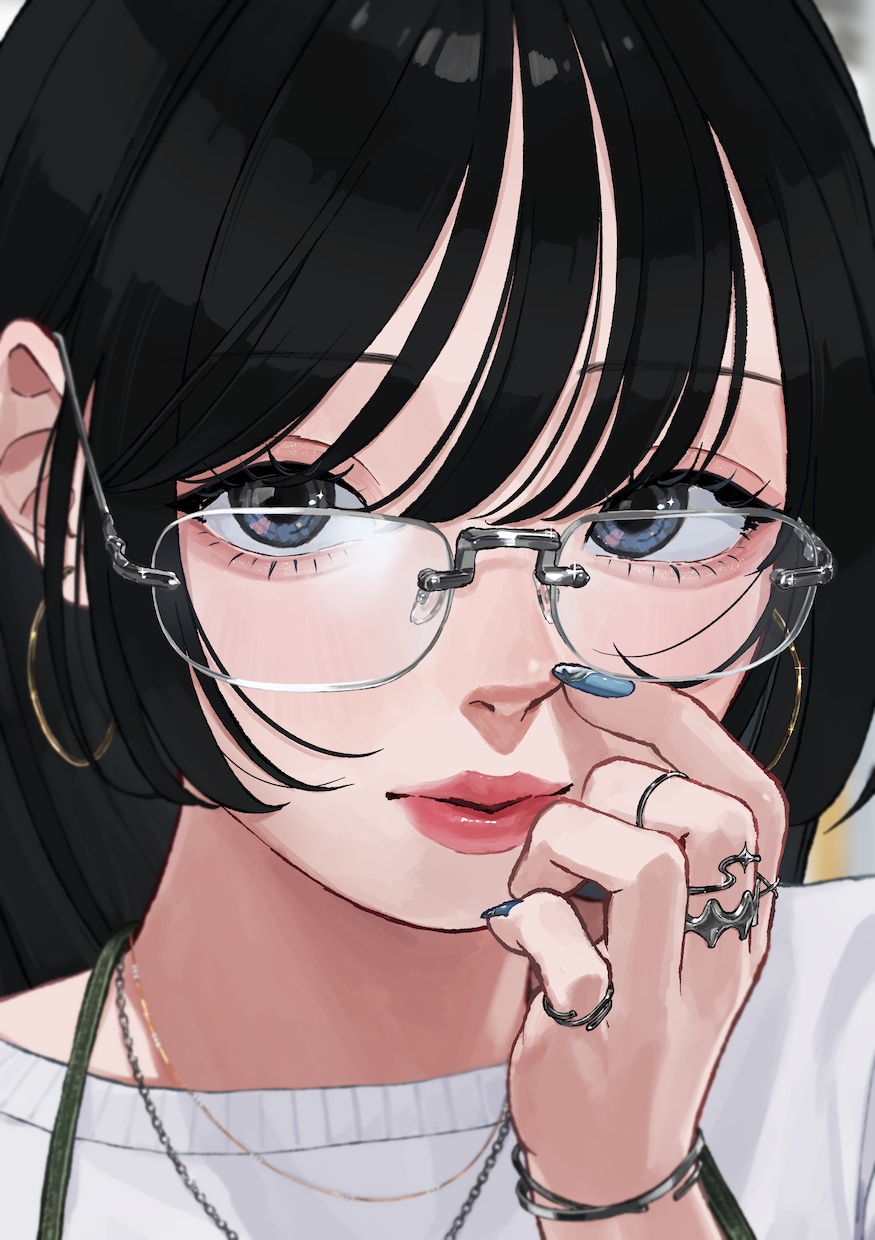 アイコン、spoon配信背景、サムネなどを描きます 背景無しバストアップのみ!おしゃれなファッションが得意です! イメージ1