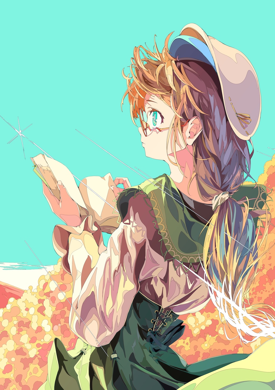 MVや書籍、グッズなどに使えるイラスト制作します 線画が強調された大胆なアングルで世界観を表現します イメージ4