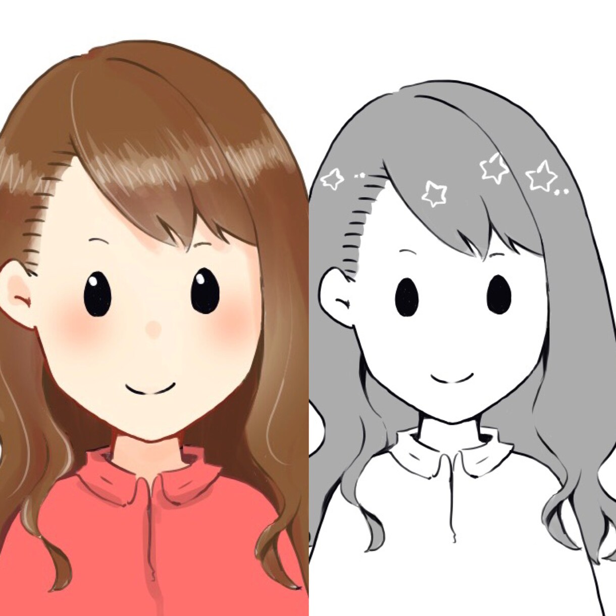男性も女性も！リアル過ぎない似顔絵描きます SNS、アイコン、アフィリエイト、TRPGに(*´꒳`*) イメージ2