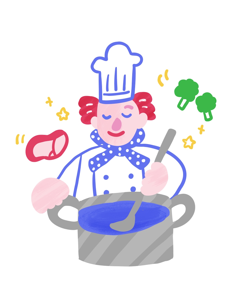 シンプル可愛いポップなカットイラストをお描きします 挿絵やカットイラスト・グッズなどをポップで魅力的にしたい方へ イメージ5