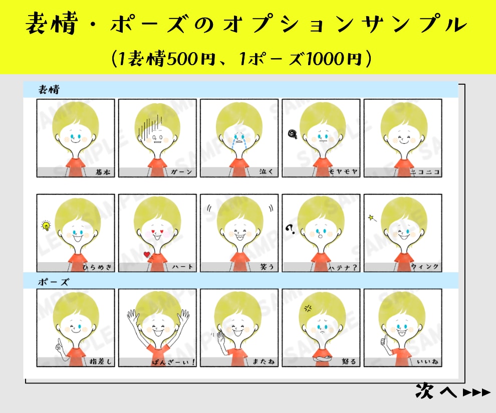 リピーター様限定⭐追加オプションのみ作成いたします ご購入済みアイコンに表情やポーズの追加、背景変更を承ります！ イメージ3