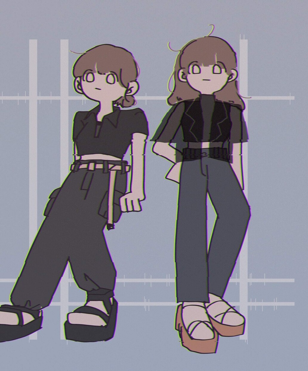 人数×５００円(二人以上)等身イラスト描きます 人数×500円＋1000円でフルカラー イメージ6