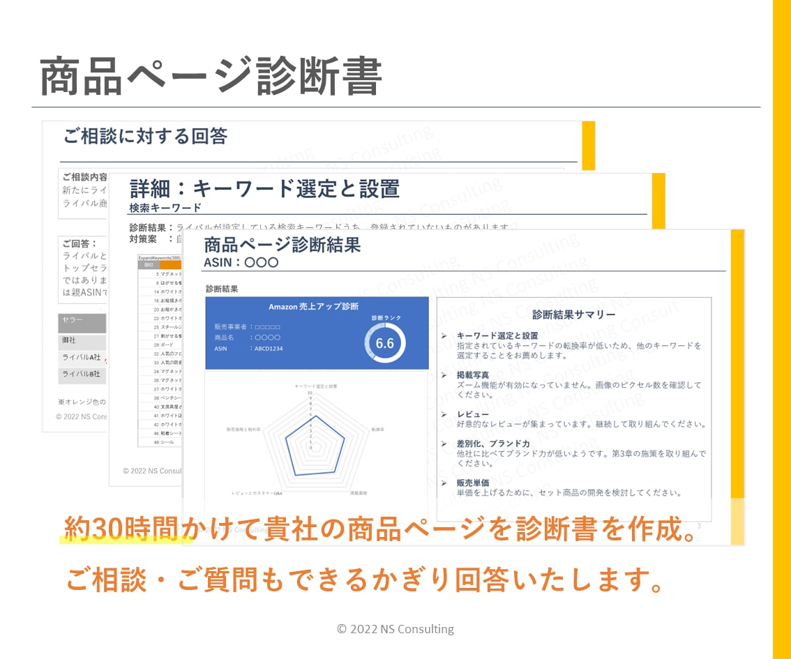 amazonで売上アップするSEOのコツを教えます 100ページ超のSEO対策書と商品ページ診断で検索上位へ イメージ4