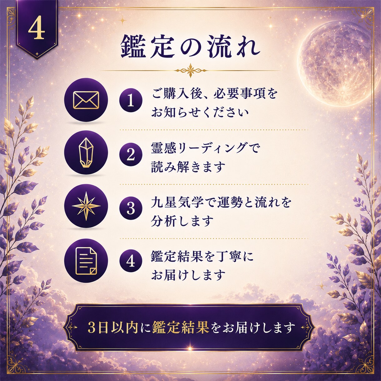 仕事・転職鑑定｜今の仕事を続けるべきか読み解きます 霊感リーディング×九星気学で仕事運と転機を丁寧に鑑定します イメージ4