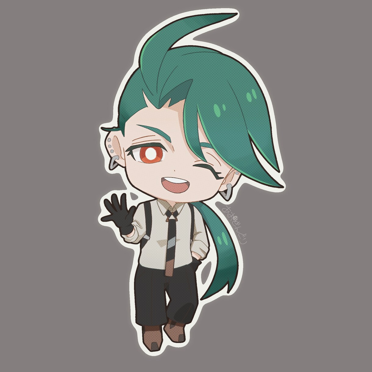 あなたの大切なキャラクターをミニキャラ化します 元デザインを大切にデフォルメイラスト描きます！ イメージ8