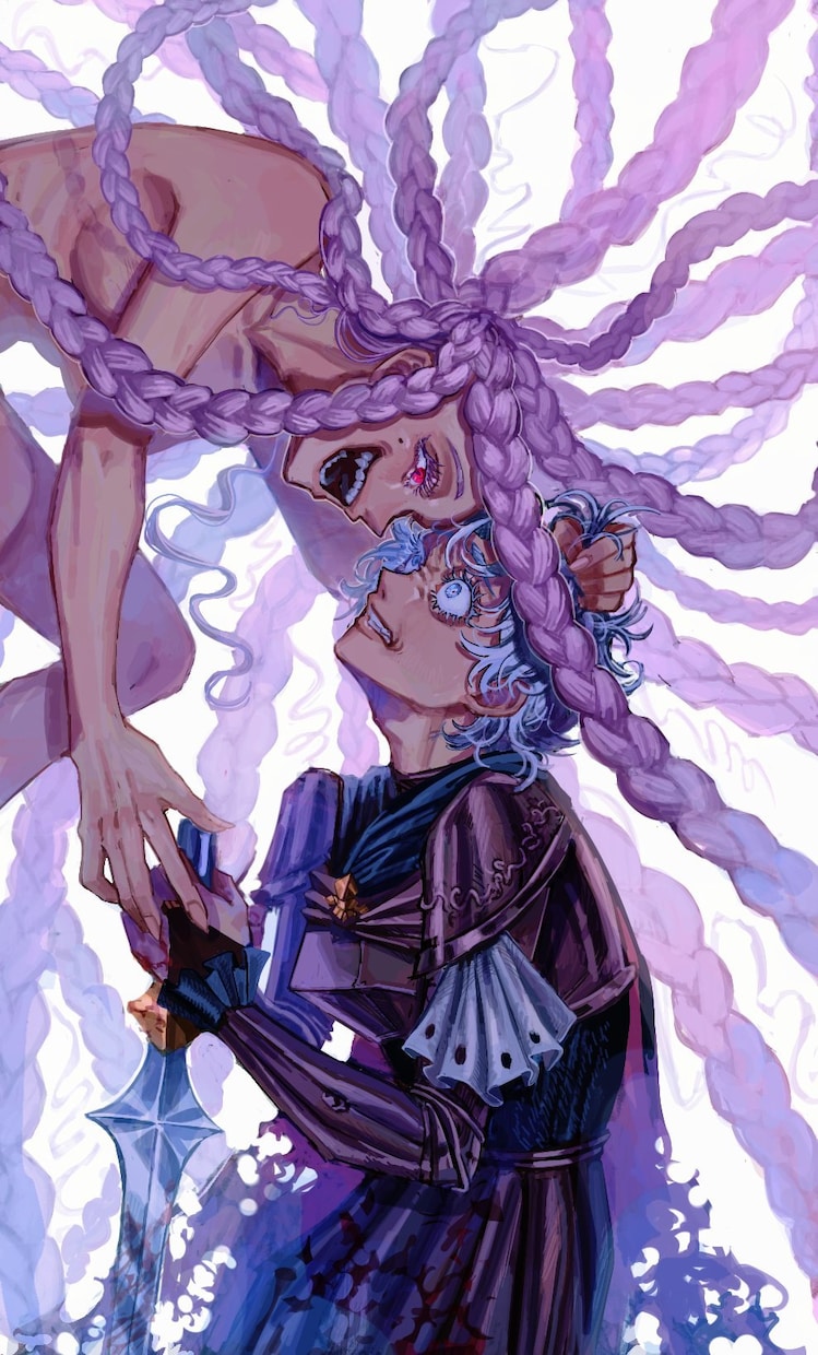 歌ってみた・ボカロ曲サムネイルなど描きます 細部まで描き込んだ印象に残るイラストを描きます！！ イメージ6