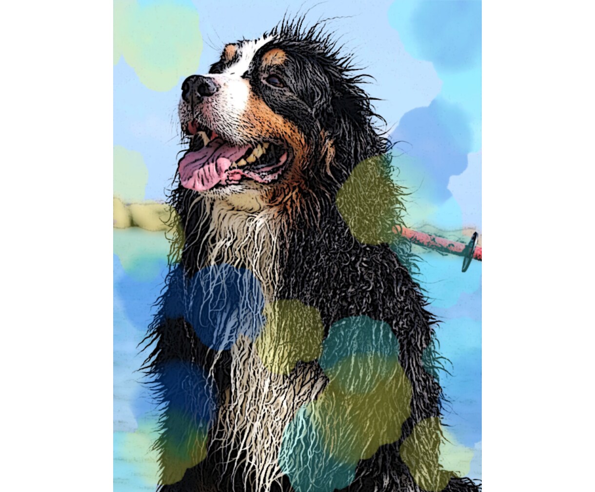 お好きな写真をオシャレ（イラスト風）に変身させます 思い出を唯一無二のおしゃれなアート作品に！ イメージ3