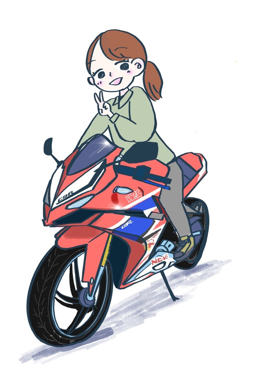 バイクイラスト作成します 可愛い絵柄でバイクのイラスト描かせて頂きます！ イメージ4