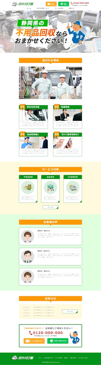 限定10名 開業者向けのホームページ制作します 時間がない人でも安心、ほぼ丸投げで制作OK イメージ4