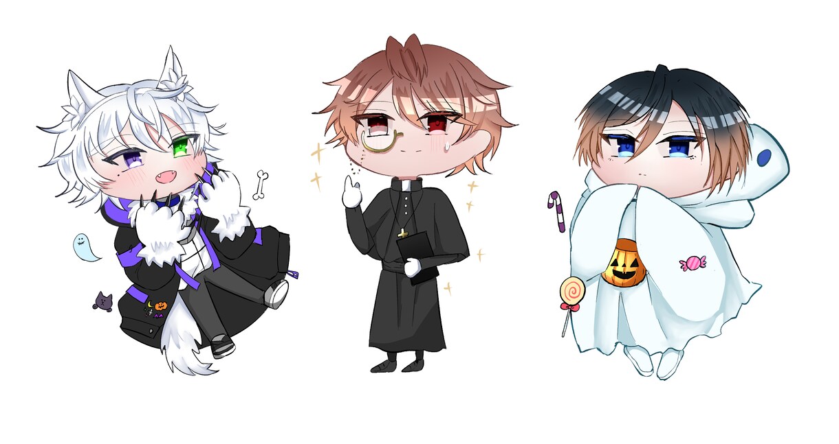 様々なキャラクターイラスト描きます 貴方だけのキャラクターイラストが欲しい方へ イメージ3