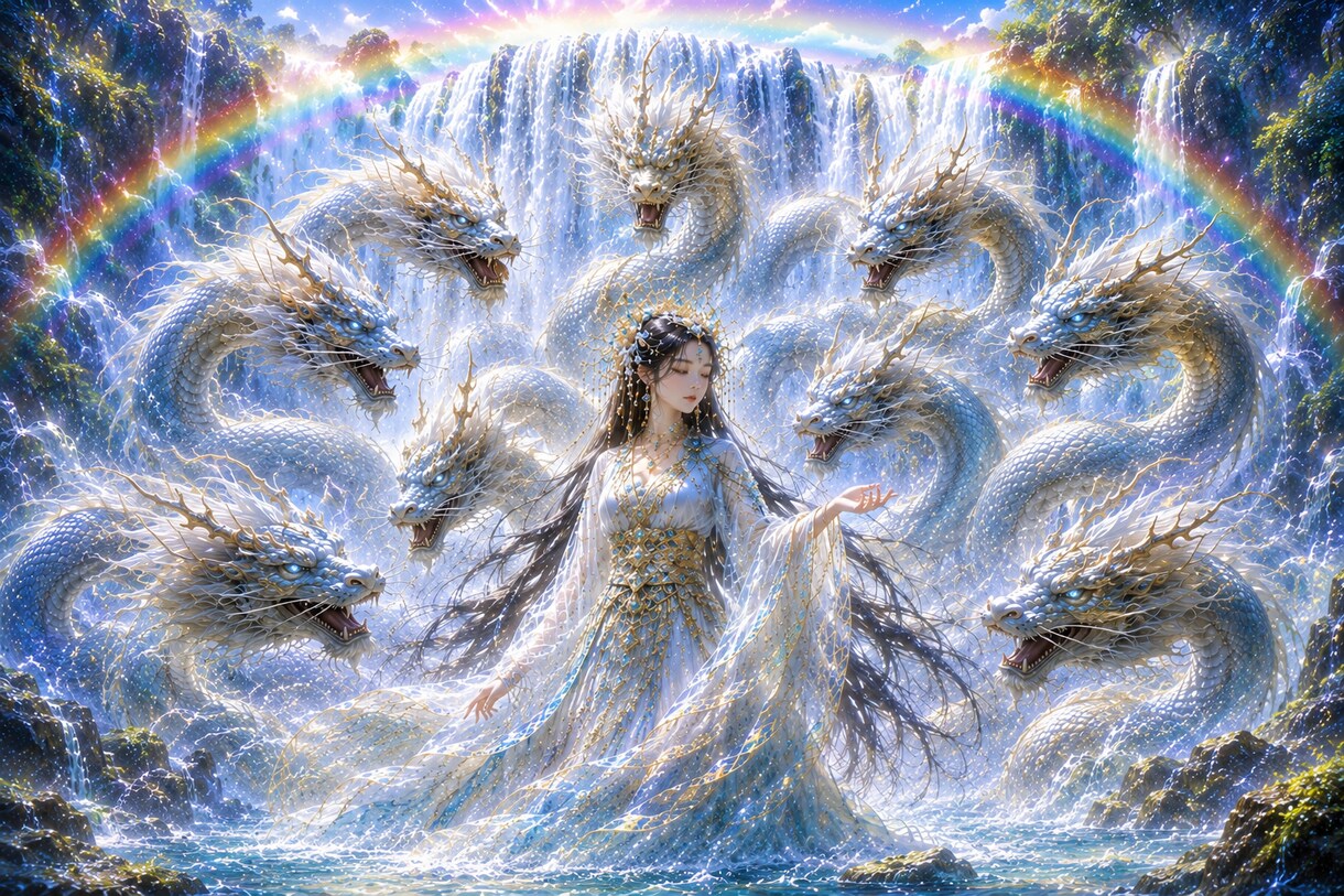 瀬織津姫＆九頭龍ヒーリングのアチューンメントします 全てを祓い清め、感情＆才能の封印解除と結び＆7つの願いの成就 イメージ1
