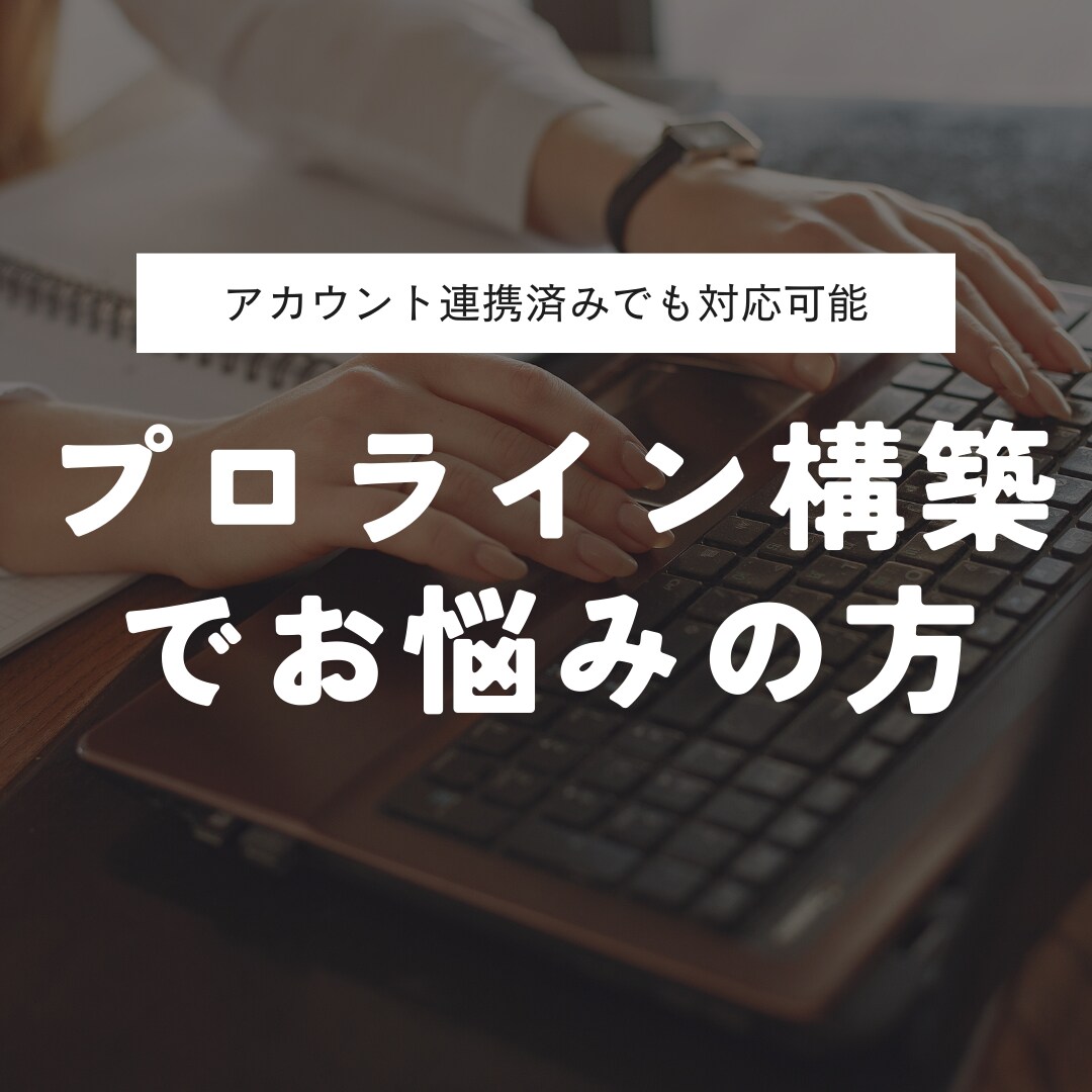 プロライン設定でお悩みの方！設定代行いたします 多数事例を持つプロライン代行！あなたの悩み、私が解決します！ イメージ1