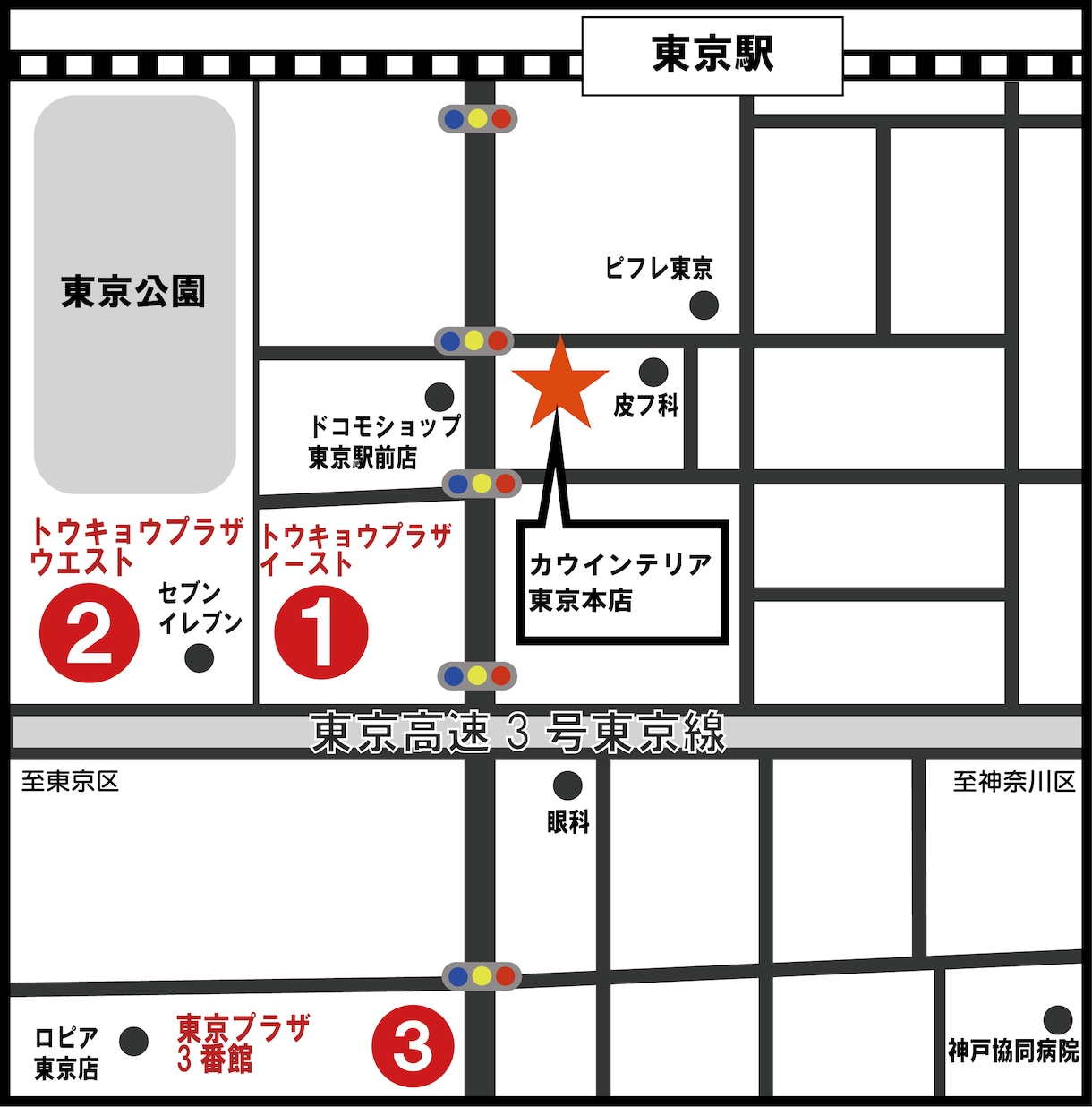無制限修正！分かりやすいMAP・地図を作成します 無制限修正！お好みのカラーに変更OK！ イメージ1