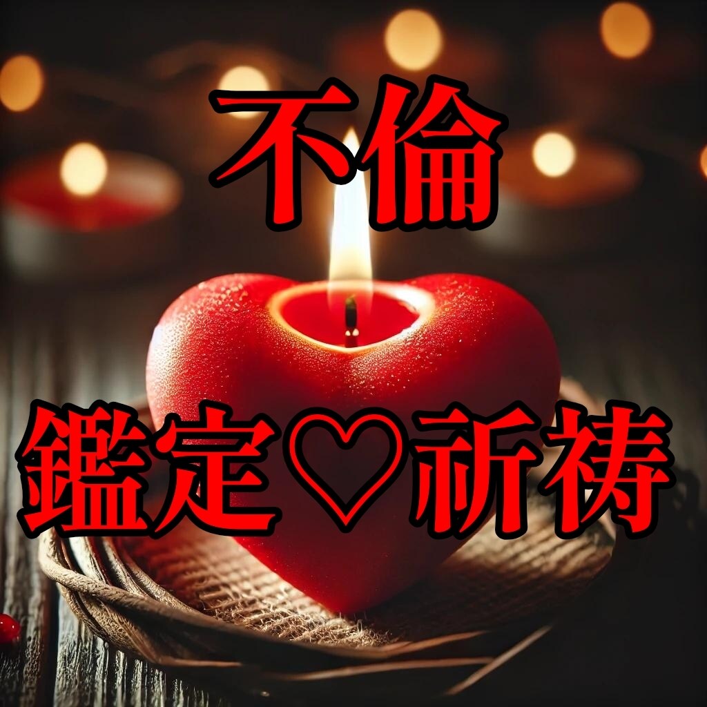 禁断の恋を占いキャンドルで7日間掛けて祈祷します 占いによるアドバイスとキャンドルによる祈祷 イメージ1
