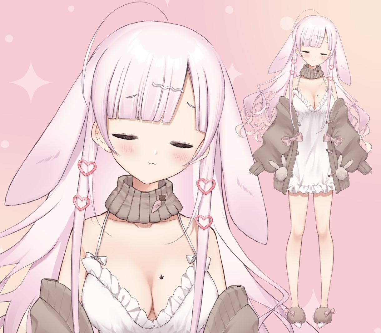 Vtuber・Live2D用立ち絵制作いたします キャラデザ・パーツ分けも可能な立ち絵を制作します イメージ7