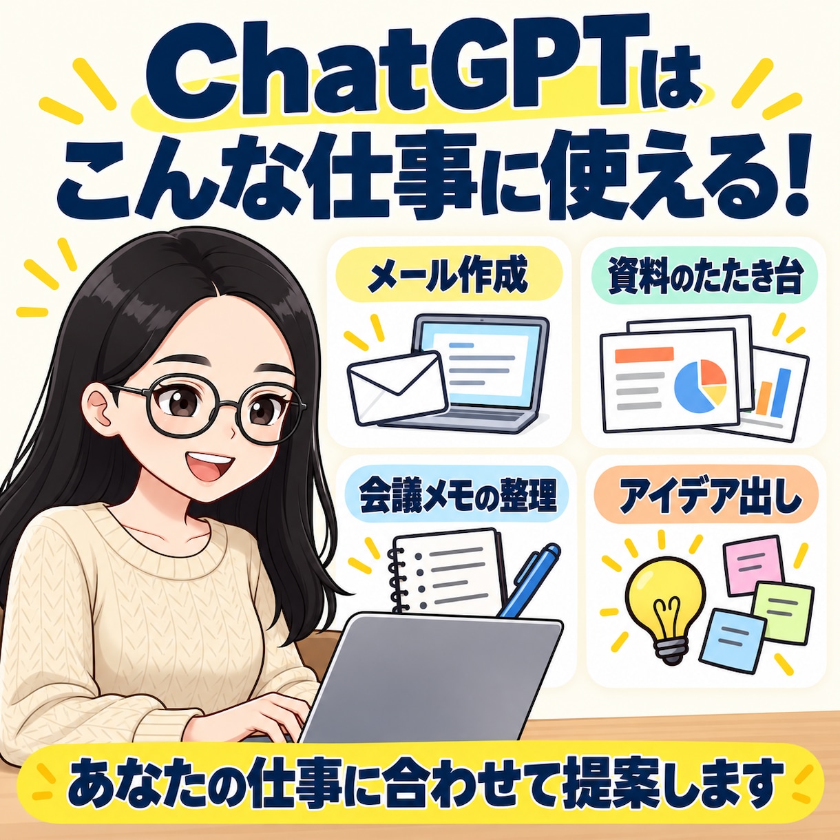 初心者OK｜ChatGPT活用を30分で診断します 3000人に教えた講師とあなたに合うAI活用法をみつけよう！ イメージ5
