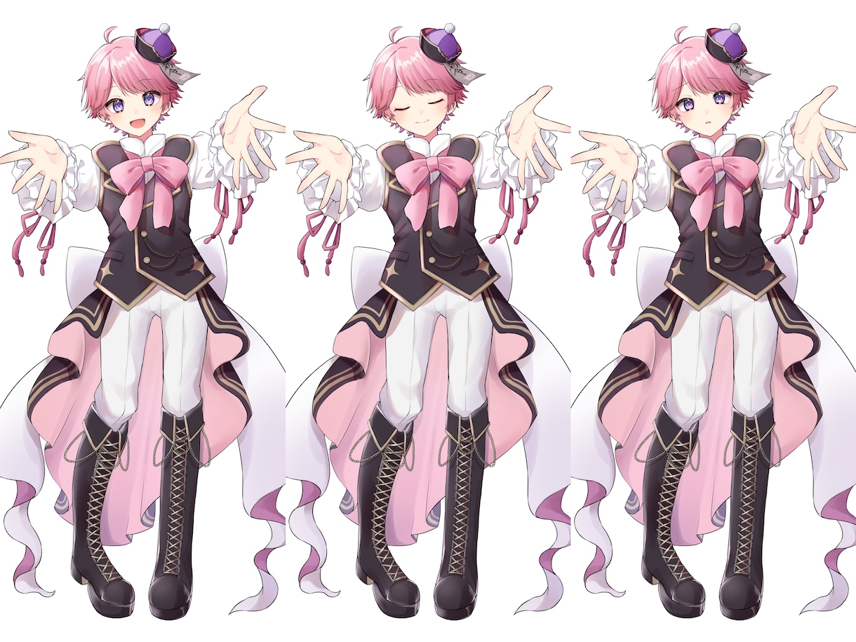 歌ってみた・MVのサムネや立ち絵イラストを描きます 映えるイラストをお届けします。お気軽にご相談ください！ イメージ4
