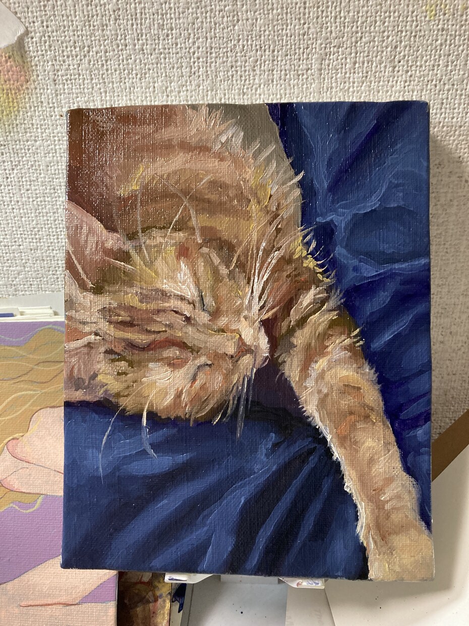 ペットの写真で油絵描きます 大切な家族の写真をアートにしませんか？ イメージ8