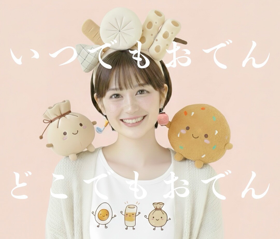 いつでも　おでん、どこでも　おでん　がいます 〜にんげん　ちょっと　いっしょに休憩しちゃお(^^)〜 イメージ1