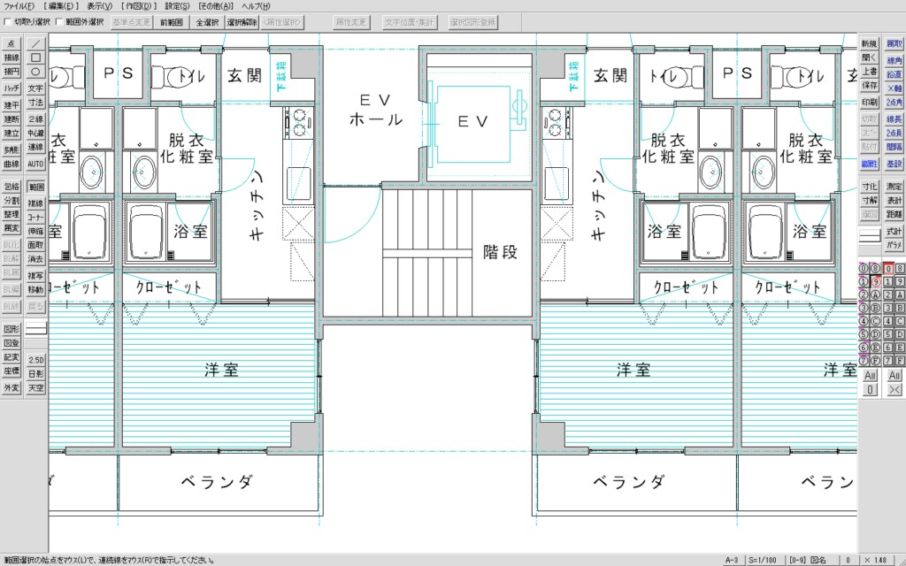 Jw-cadで図面の清書をします 手書き図面や古い図面などから図面を清書します！ イメージ1