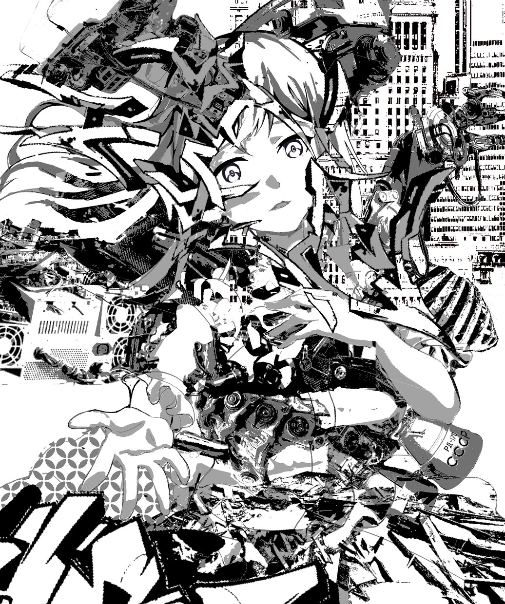 アーティスティックでドライなイラストを作ります クールでアーティスティックなストリートアート風なイラスト イメージ6
