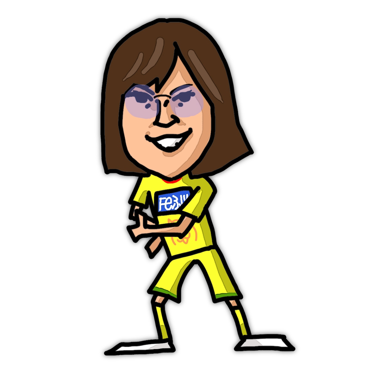 SNSのアイコンなどに、シンプルな似顔絵承ります サッカー関連のざっくりとした似顔絵を得意としております。 イメージ2