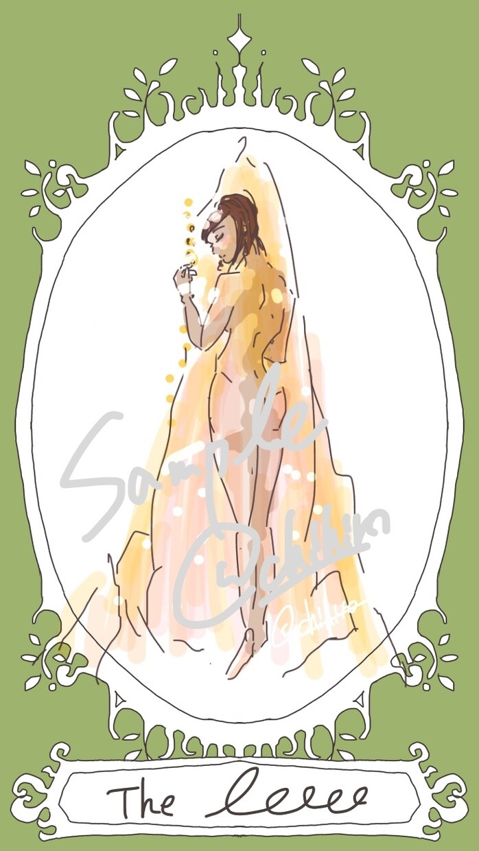 あなたのオーラをタロットイラストにします あなたをタロットに当てはめイラストを描きます+プチ占い付き イメージ6