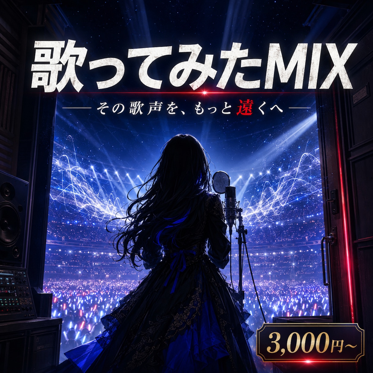 歌声を活かして歌ってみたMIXを仕上げます 楽曲の全体が見える作編曲家が歌声の魅力を引き出します イメージ2