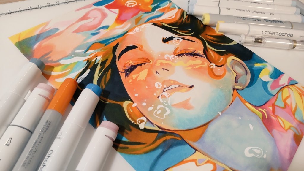 商用可|イラスト全般をアナログでお受けします アルコールマーカーで温かみのある絵をご提供します。 イメージ8