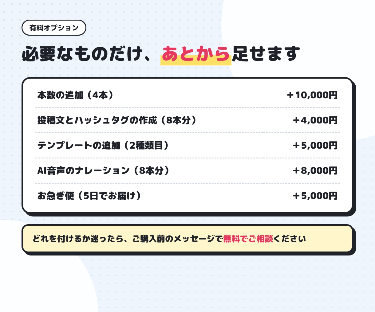 Instagramリールを毎月8本まとめて作ります 写真と一言を送るだけ。お店専用テンプレートで続けやすい イメージ6