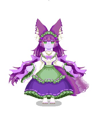 表情差分5種込ゲーム・配信用のドット絵制作ます TRPG自作ゲームアイコン配信スタンプに使える全身ドット絵 イメージ6