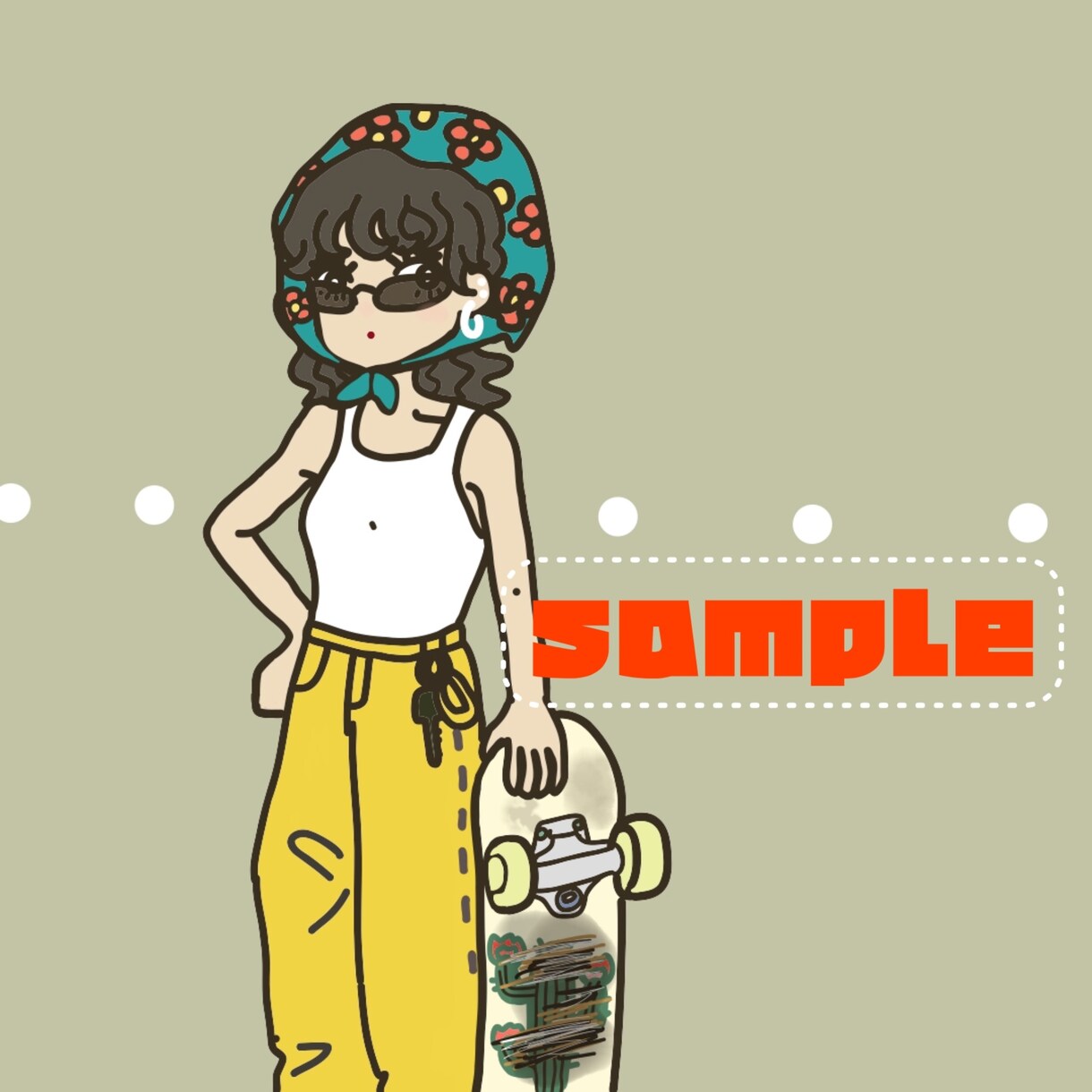 ゆるくてかわいいSNSアイコン描きます ラフ画修正無制限！イメージに寄り添って描きます！ イメージ3