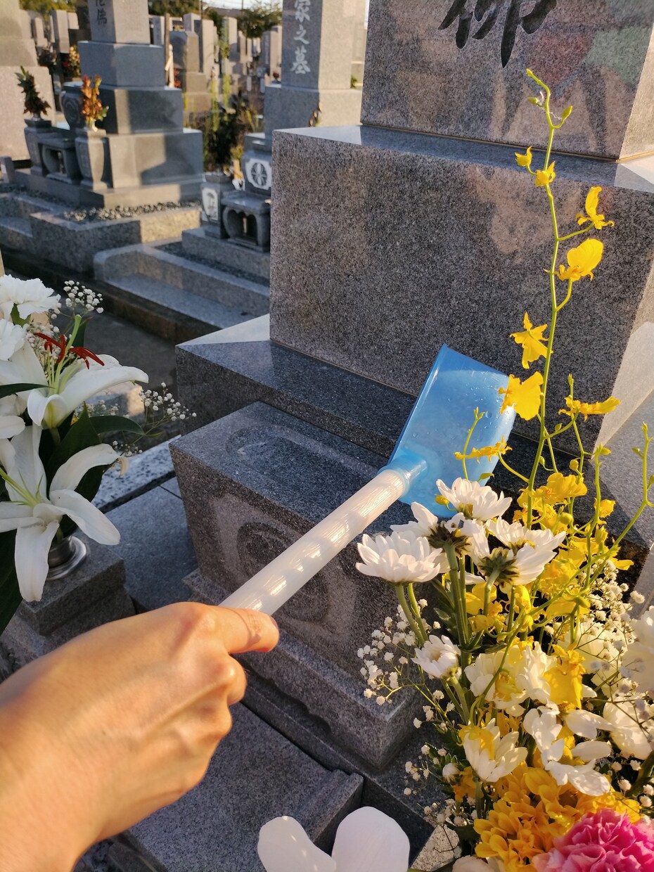 川越市内限定！お墓のお掃除代行します お墓参りに行きたいけど遠方な方など、私たちがキレイにします！ イメージ9