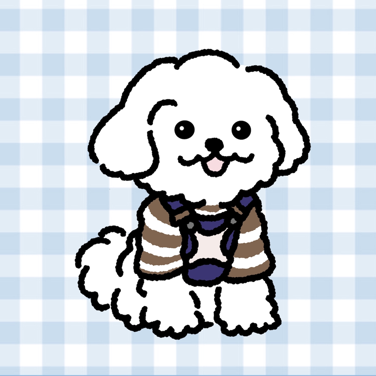 印刷もできる高画質のペットイラストをお描きします 印刷やグッズ作成、SNSのアイコンなど幅広くお使い頂けます！ イメージ2