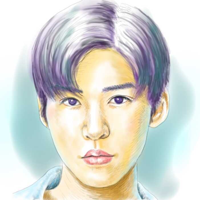 デジタルによる鉛筆&淡彩でふんわり似顔絵描きます 好きな色彩イメージでふんわり優しい雰囲気を演出します イメージ2