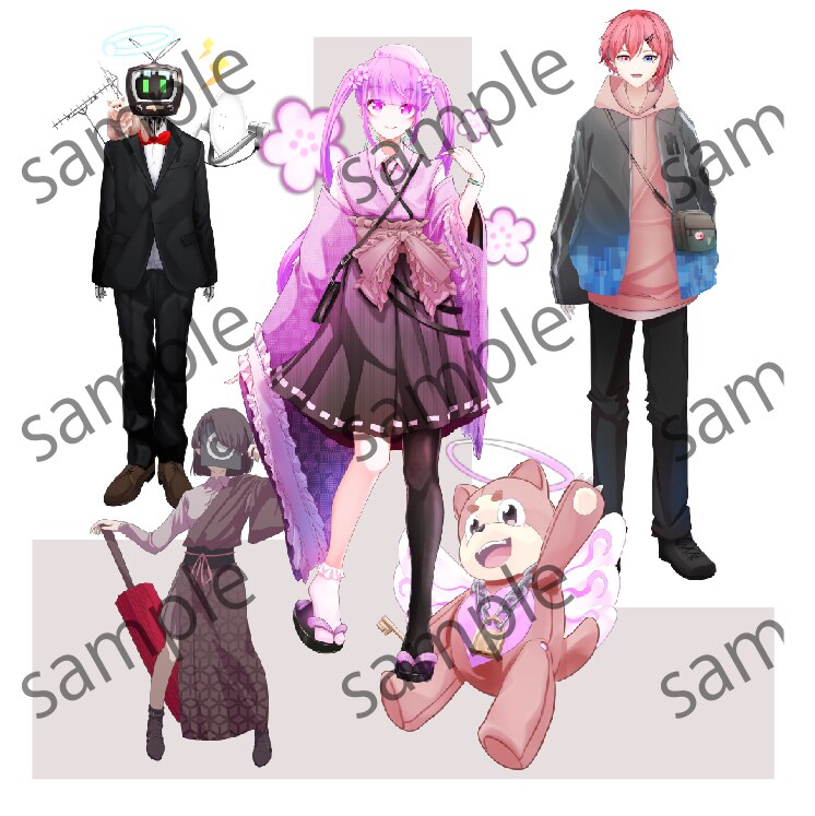 あなただけのオリジナルキャラクターをデザインします SNSで使える立ち絵やVtuber を作成します！！ イメージ4