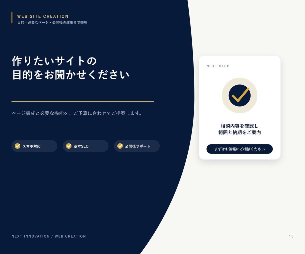 Webサイトを20ページまで丁寧に制作します スマホ・基本SEO・公開後1か月までまとめて対応します イメージ10