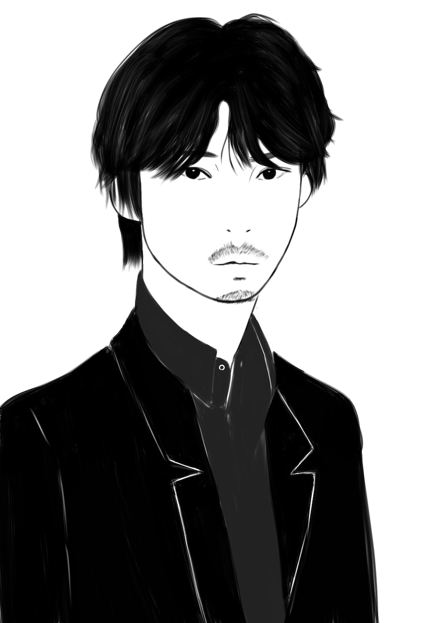 シンプルでリアルすぎない似顔絵描きます SNS・LINEアイコン、名刺等にお使い下さい イメージ2