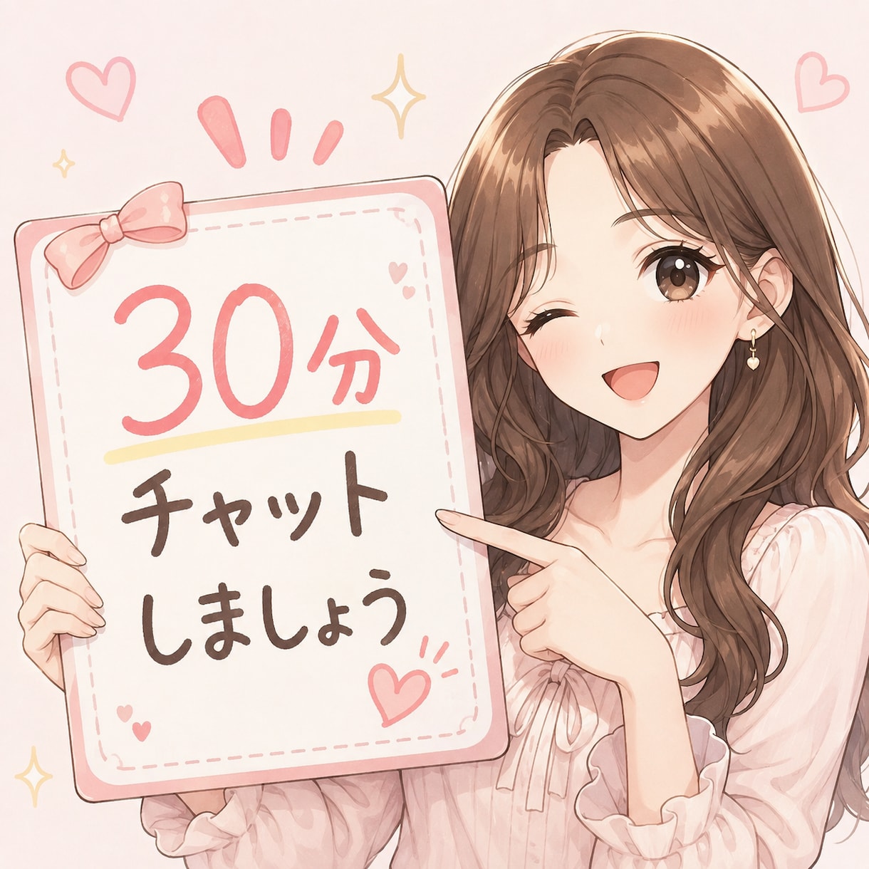 30分チャットします 30分チャットしましょう╰(*´︶`*)╯♡ イメージ1