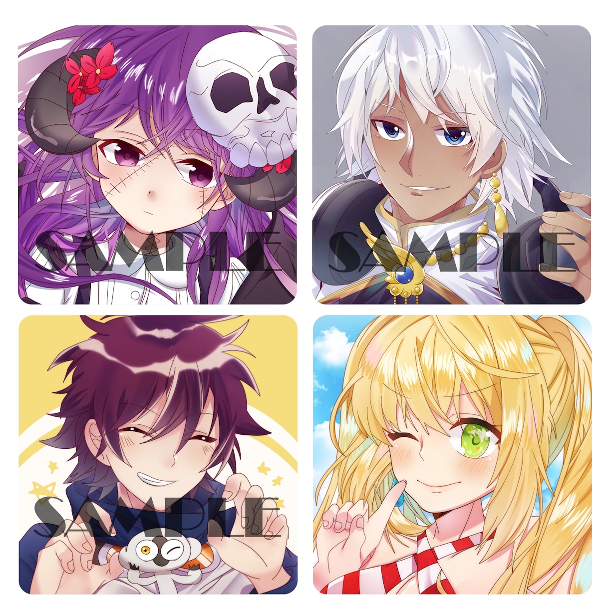 SNSなどのアイコン作成致します イラストアイコンお描きいたします イメージ4