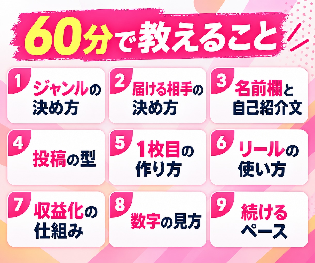 運用のプロがインスタ副業のやり方を教えます 初心者向け｜60分のレクチャーとレジュメ、7日間の質問つき イメージ2