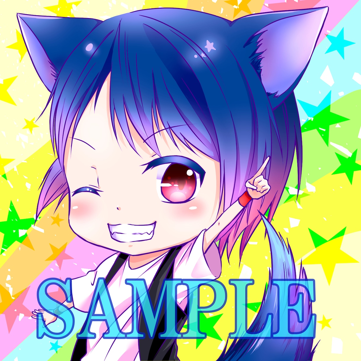 お好みの少年・少女のイラスト制作します サイズ自由！アイコンや待ち受け、個人観賞用に！ イメージ5